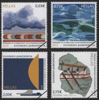 Greek Stamps 2014-1